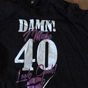 40th tee shirt